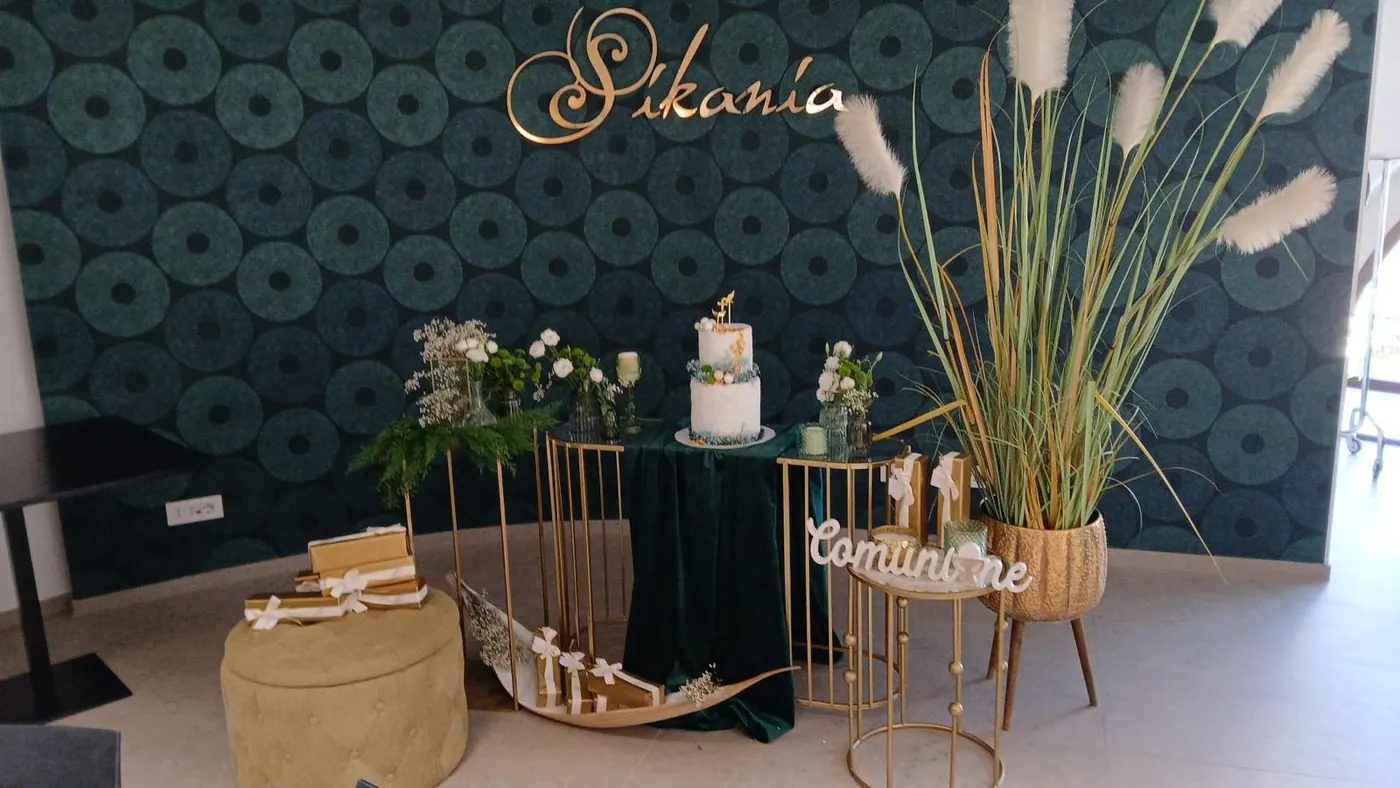 Dettaglio della decorazione di un evento — Sikania